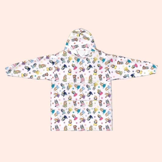 Heeler Princesses Blanket Hoodie