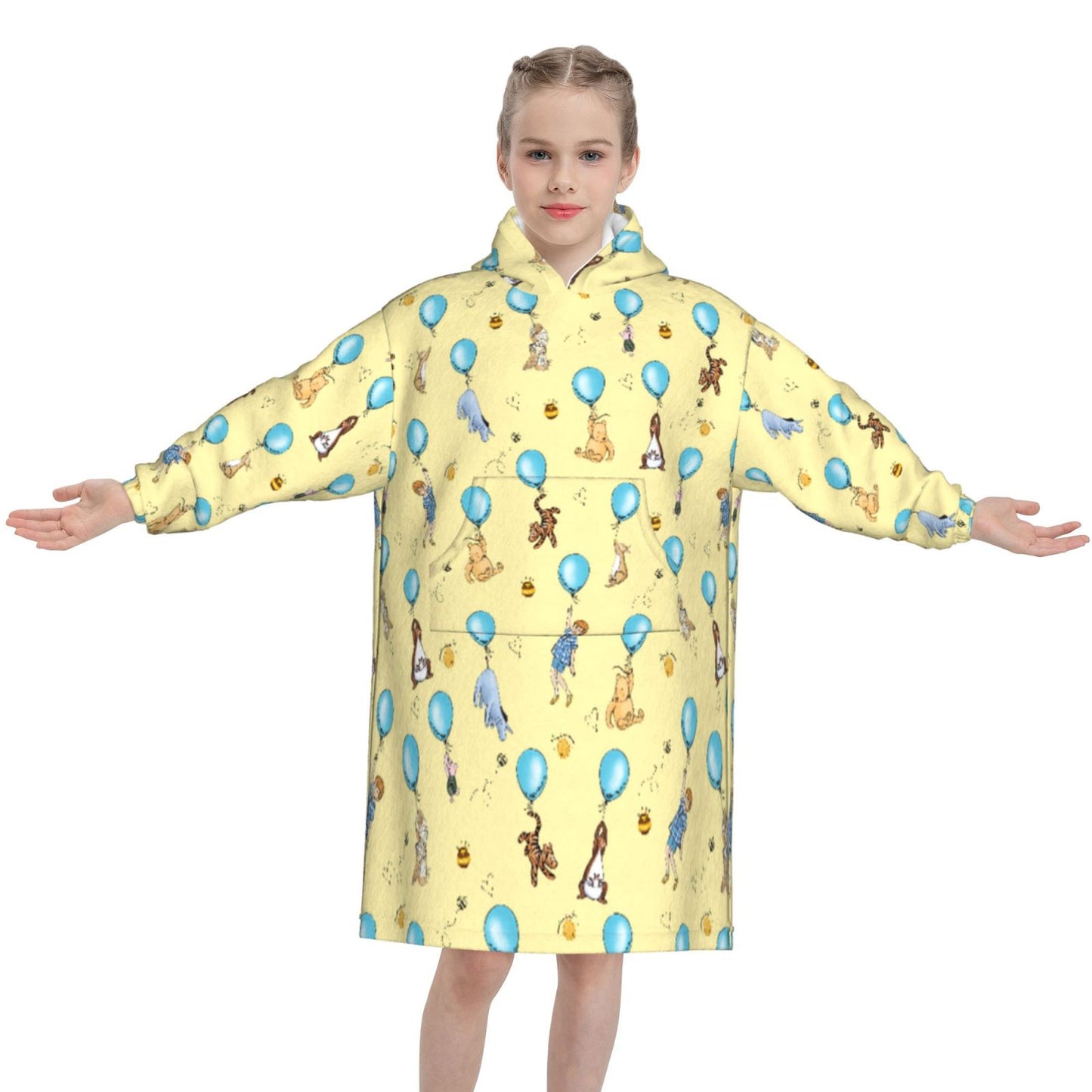 Honey Pot Blue Blanket Hoodie