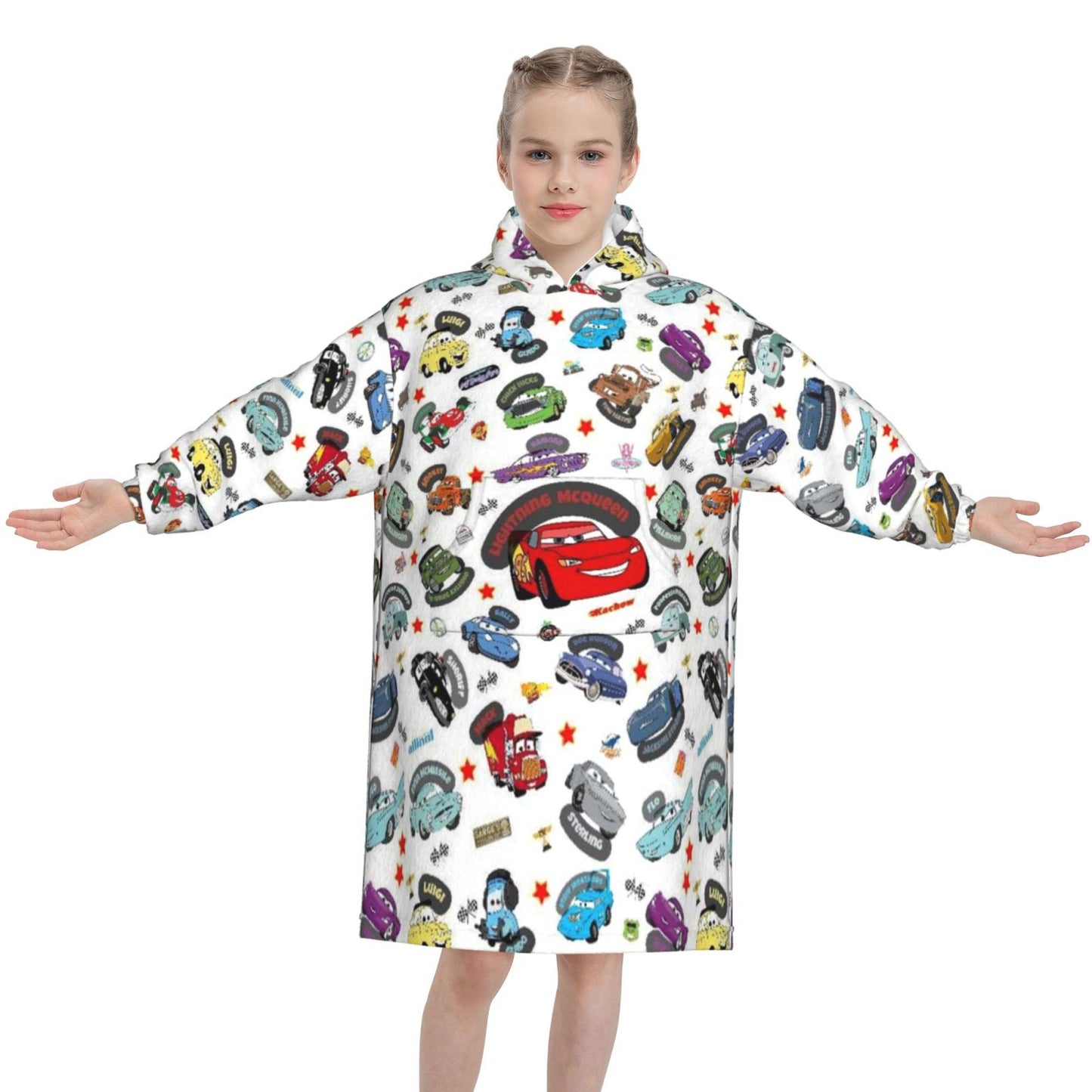 Meet The Cars Blanket Hoodie