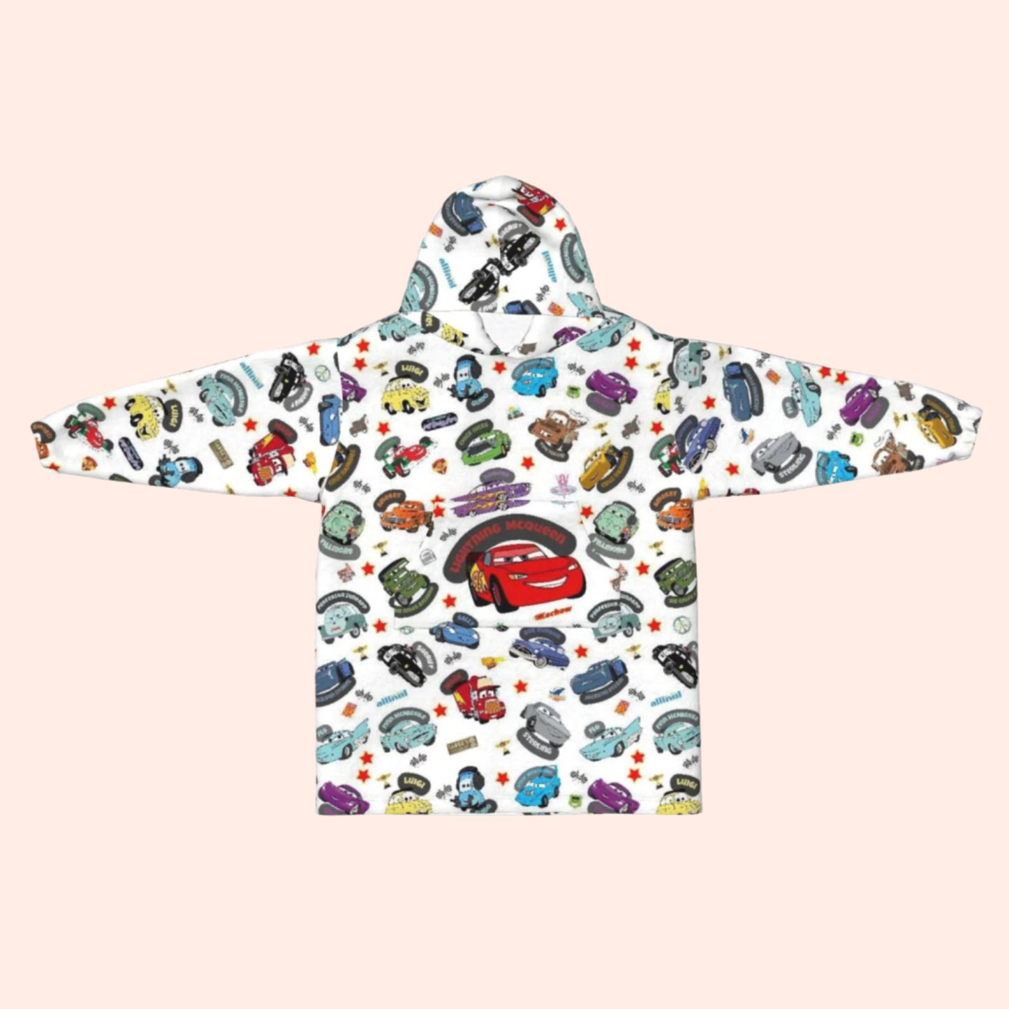Meet The Cars Blanket Hoodie