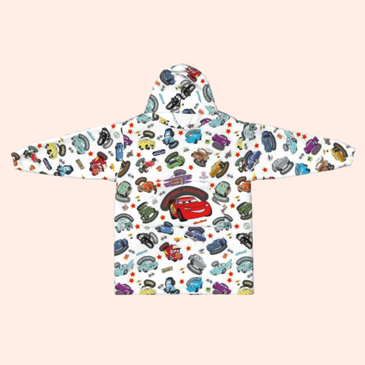 Meet The Cars Blanket Hoodie