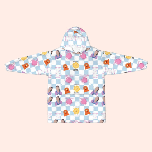 Hop Little Bunnies Blanket Hoodie