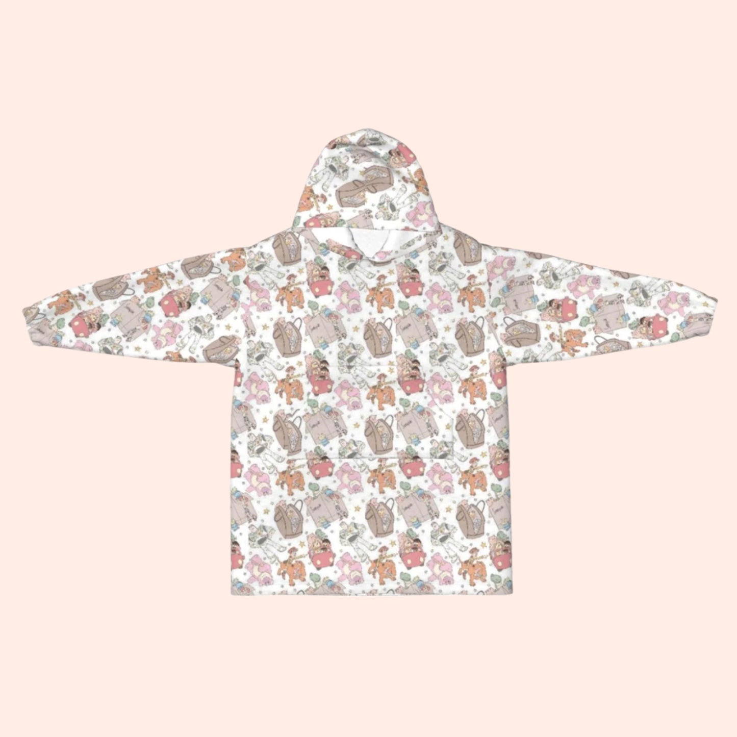 No Toy Gets Left Behind Blanket Hoodie