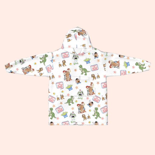 Pizza Planet Blanket Hoodie