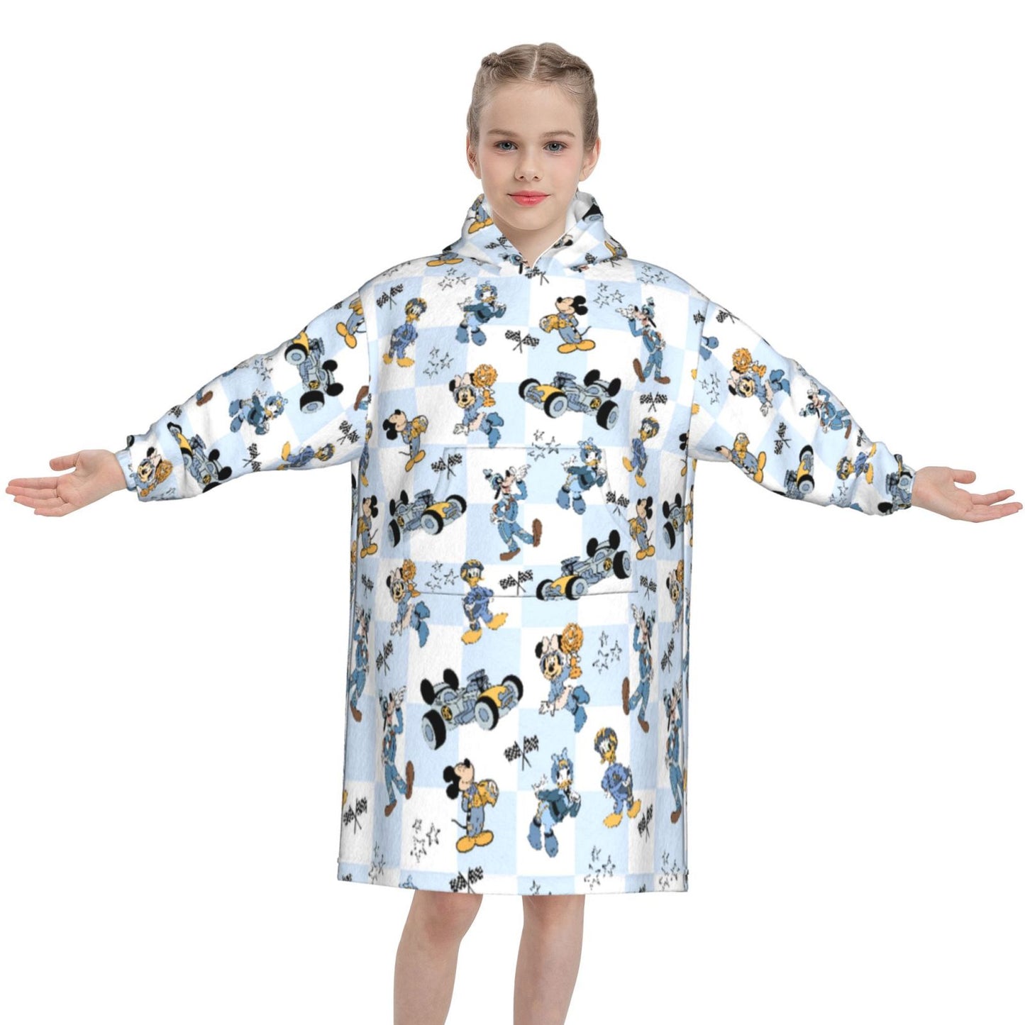 Race Day Roadsters Blanket Hoodie