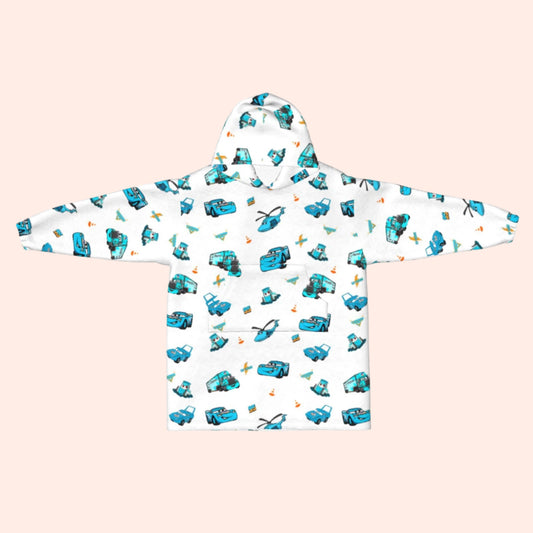 Team Dinoco Blanket Hoodie
