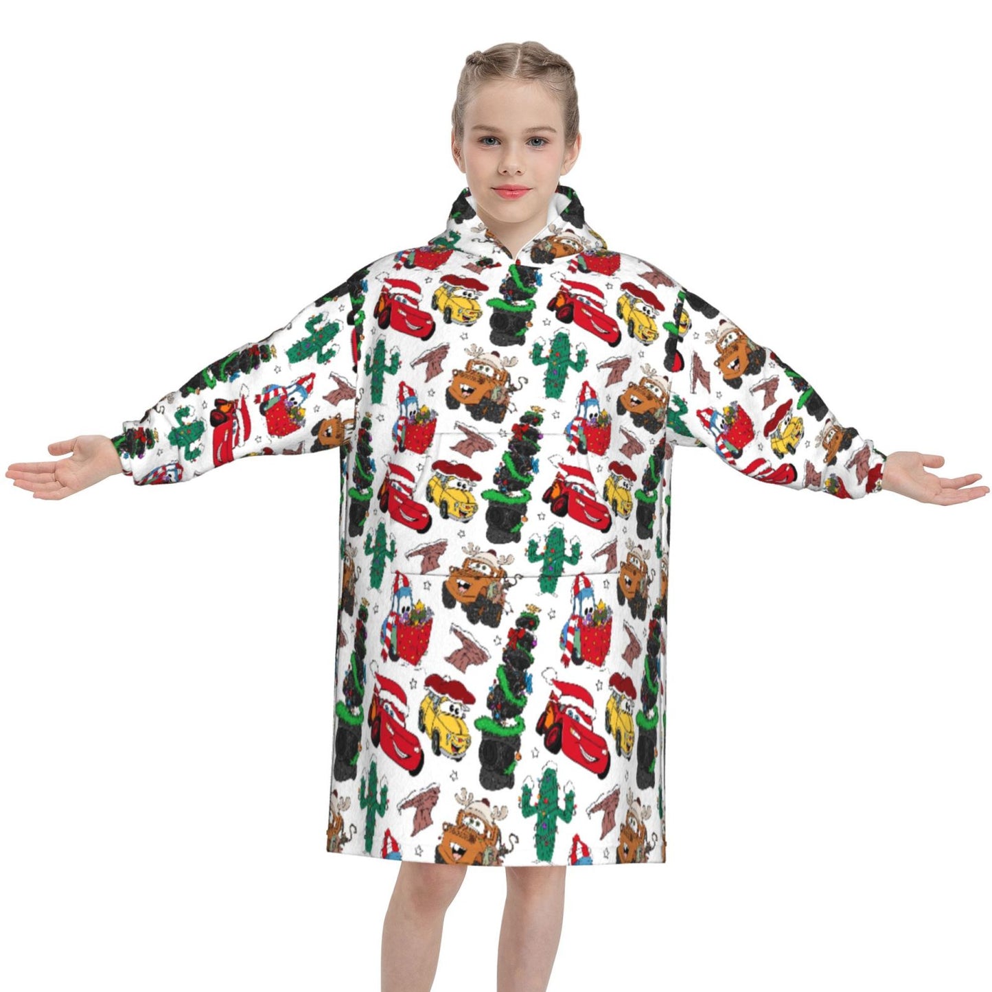 Tires & Tinsel Blanket Hoodie
