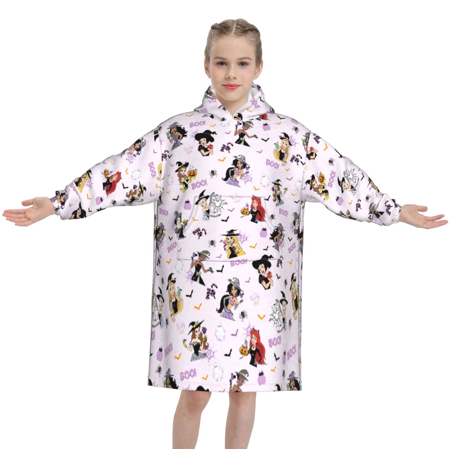 Tricks, Treats & Tiaras Blanket Hoodie