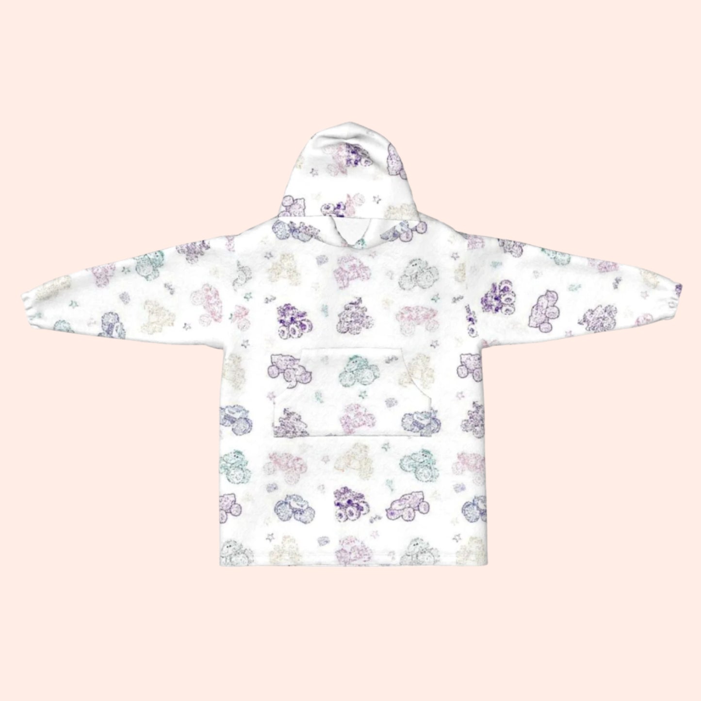 Truck-Mode Trio Blanket Hoodie