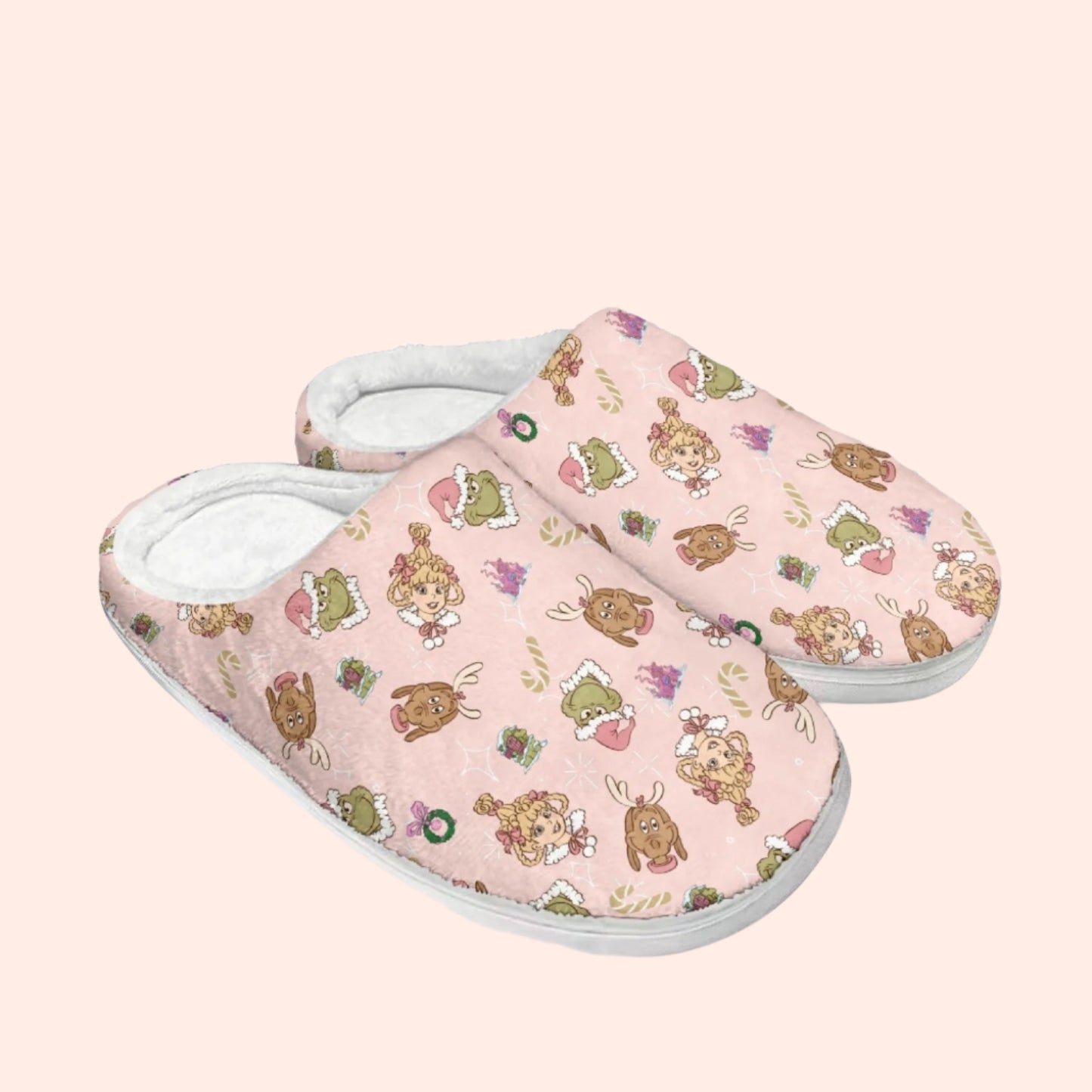 Girls Grinchmas Slippers