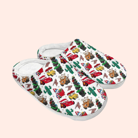 Tires & Tinsel Slippers