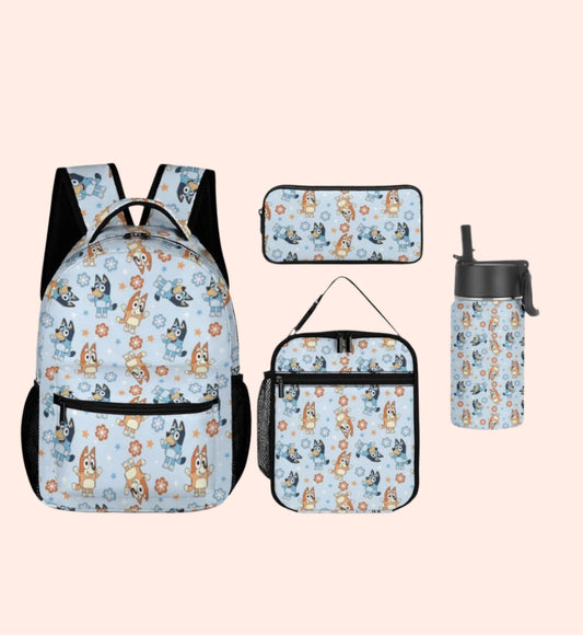 Blooming Heelers Backpack Set