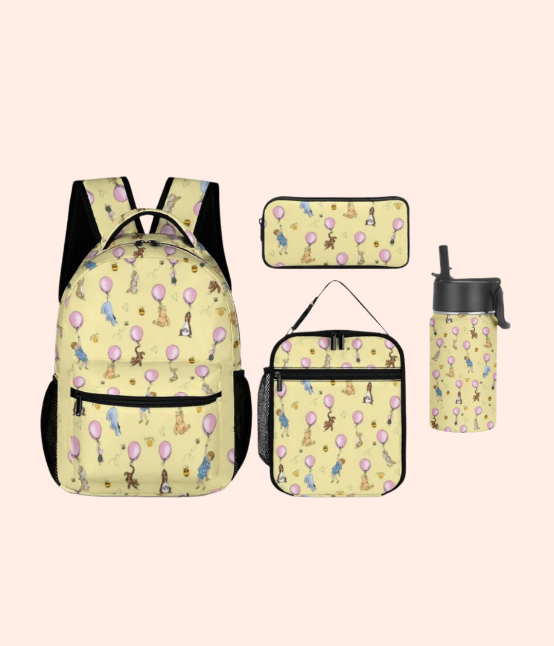 Honey Pot Pink Backpack Set