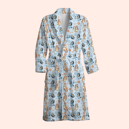 Blooming Heelers Dressing Gown