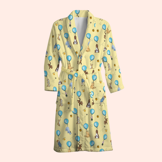 Honey Pot Blue Dressing Gown