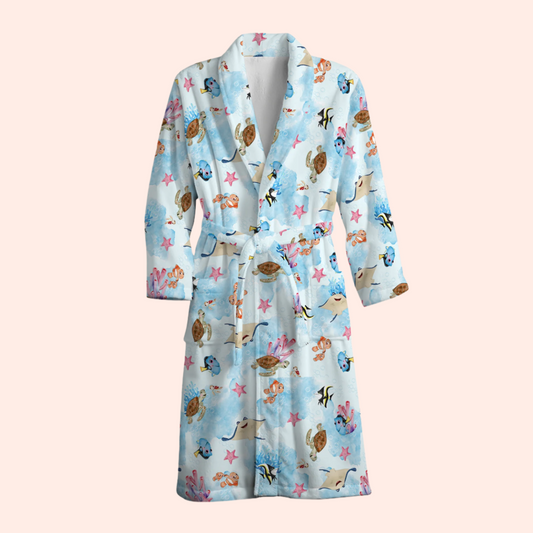 Just Keep Swimming Dressing Gown