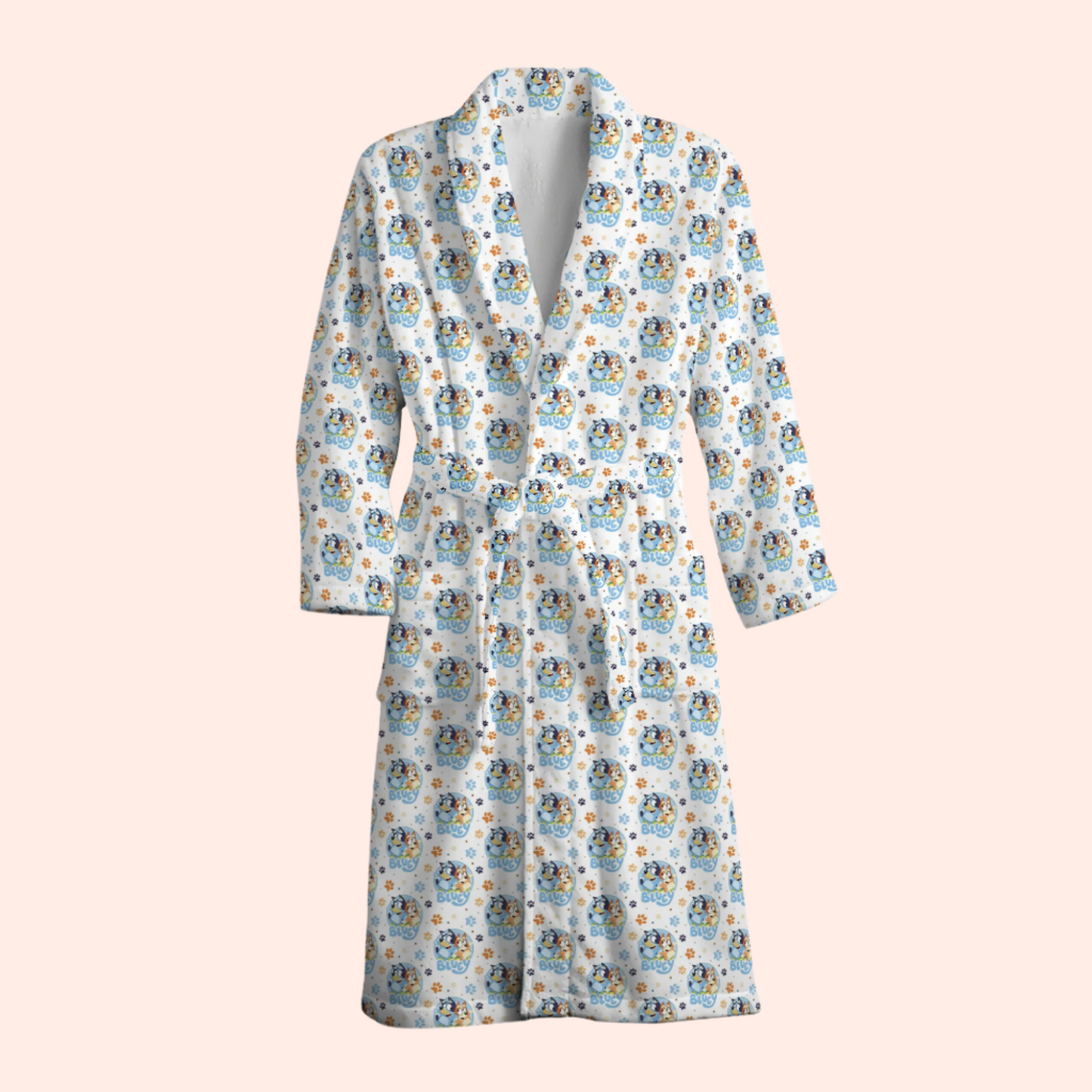 Sisters Paw Print Dressing Gown