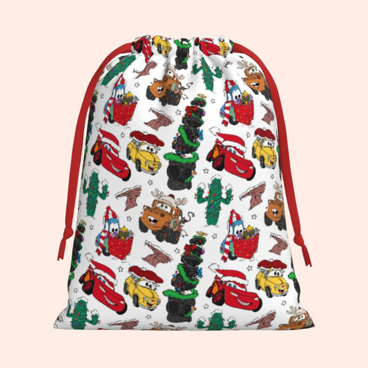 Tinsel & Tires Santa Sack